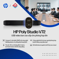 Camera hội nghị truyền hình Poly Studio V72 (AV1E3AA)