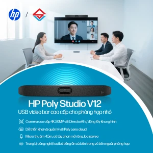 Poly Studio V12 là gì? Giải pháp tối ưu cho phòng họp vừa và nhỏ