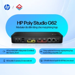 Thiết bị hội nghị truyền hình Modular HP Poly Studio G62 (A01KCAA)