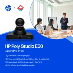 Camera hội nghị thông minh 4K MPTZ HP Poly Studio E60 (9W1A6AA)