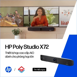 HP POLY X-SERIES - GIẢI PHÁP HỘI HỌP AIO ĐẲNG CẤP CHO DOANH NGHIỆP HIỆN ĐẠI
