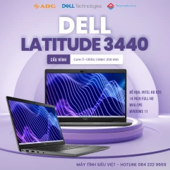 Máy tính xách tay Dell Latitude 3440-i71355U-08-256G-UBT-U-3Y - 42LT344002