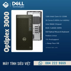 Máy tính để bàn Dell OptiPlex 3000 Tower _i512500-8-256SSD-UBT-U-NWL-3Y 42OT300010