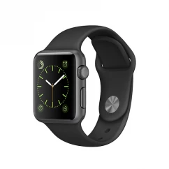 Apple Watch Series 1, 38mm Space Grey Aluminium Case with Black Sport Band (MP022VN/A)