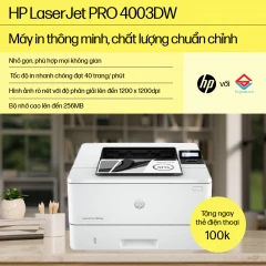 HP LaserJet Pro 4003dw Printer  2Z610A