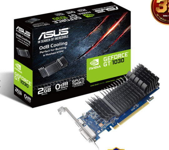 Cạc màn hình Asus GT1030-SL-2G-BRK DDR5 64 bit
