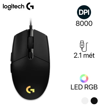   Chuột Logitech G102 GEN2 LIGHTSYNC Gaming - Đen (Black)      