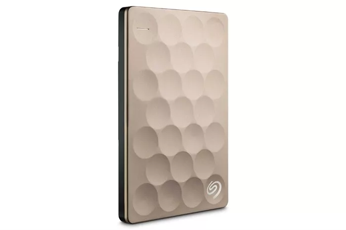 Seagate® Backup Plus Portable Drive Ultra Slim Gold NEW!