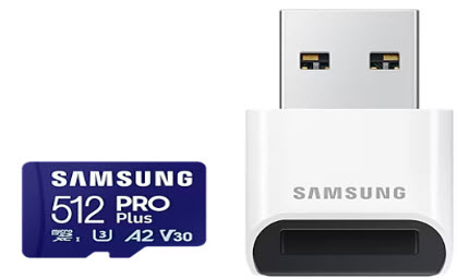 PRO Plus microSDXC UHS-I 512GB(+Adapter)