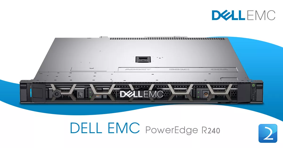 Dell PowerEdge R240 Server [E-2244G Hotplug 4Year] NEW