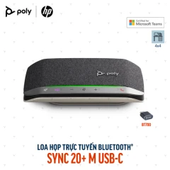 Loa Hội nghị Bluetooth Poly Sync 20+ Microsoft Teams (772D1AA)