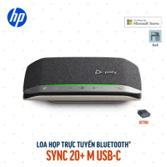 Loa Hội nghị Bluetooth Poly Sync 20+ Microsoft Teams (772D1AA)