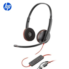 Tai nghe Poly Blackwire 3220 Stereo USB-C Headset +USB-C/A Adapter (8X228AA)