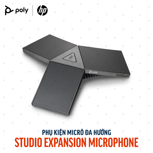 Micrô mở rộng cho thiết bị họp trực tuyến Poly Studio USB (875M6AA)