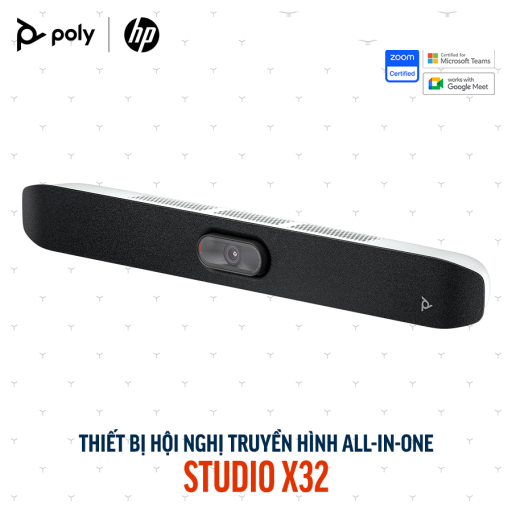 Thiết bị hội nghị truyền hình Poly Studio X32 (A3SV5AA)