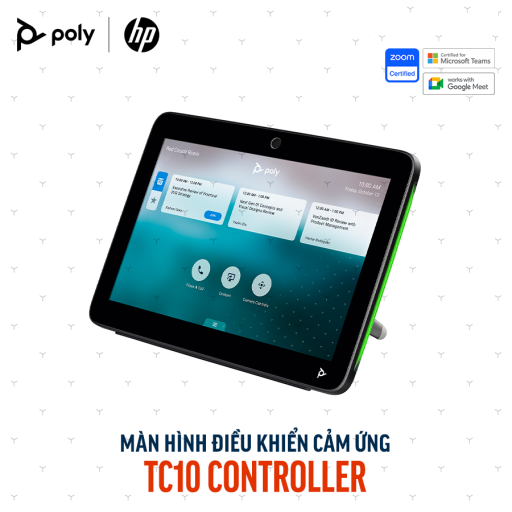 Màn hình điều khiển cảm ứng Poly TC10 (875K5AA)