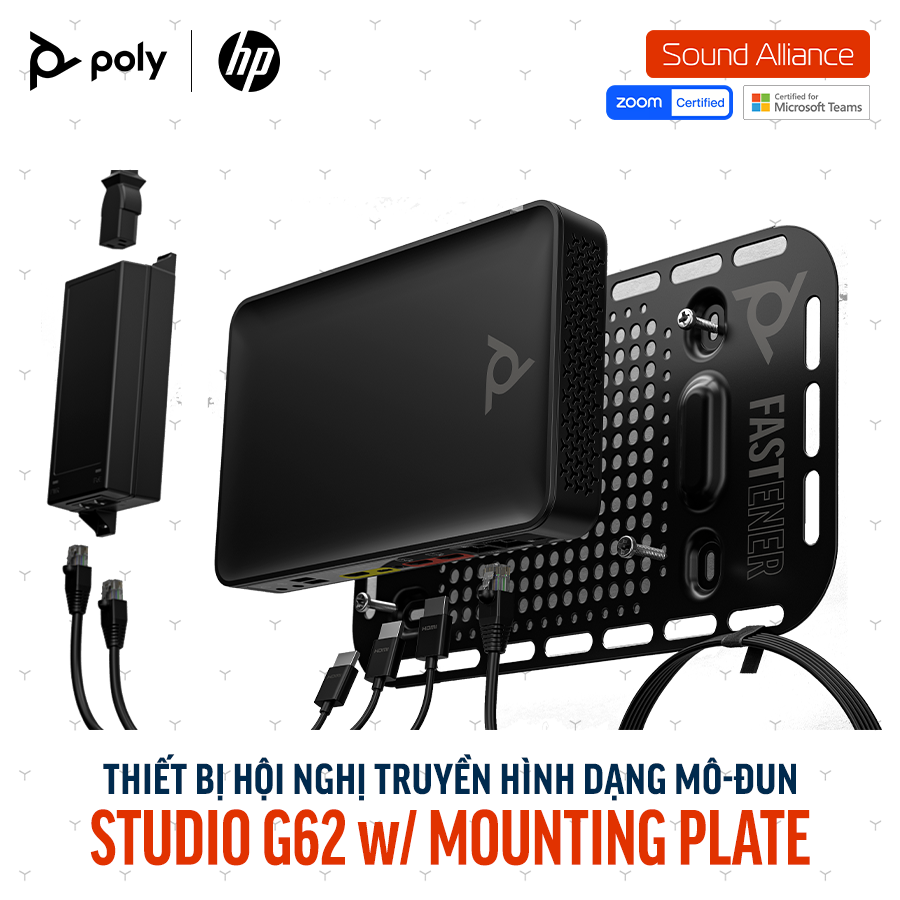 Thiết bị hội nghị truyền hình Modular HP Poly Studio G62 (A01KCAA)