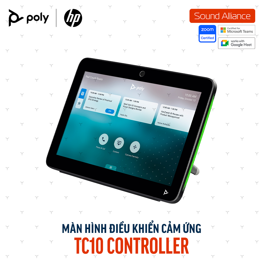 Màn hình điều khiển cảm ứng Poly TC10 (875K5AA)