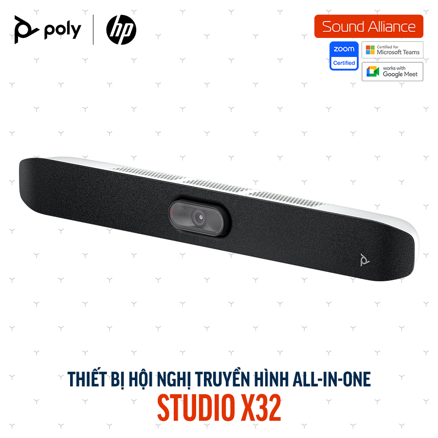 Thiết bị hội nghị truyền hình Poly Studio X32 (A3SV5AA)