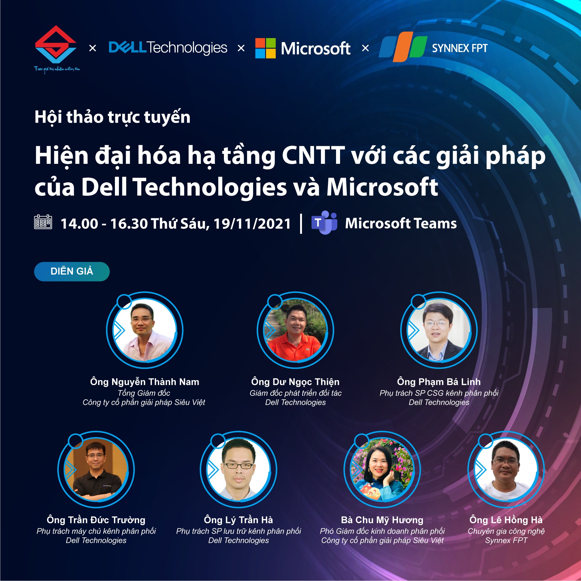 Siêu Việt tổ chức thành công hội thảo trực tuyến “Hiện đại hóa hạ tầng CNTT với các giải pháp của Dell Technologies và Microsoft”