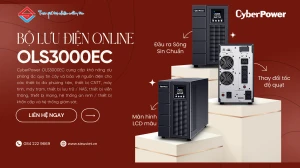 Bộ lưu điện CyberPower OLS3000EC – Giải pháp nguồn điện ổn định và thông minh