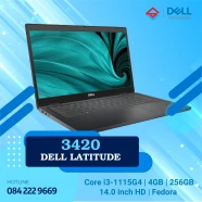 Máy tính xách tay Dell Latitude 3420 BTX  42LT342001 Core i3-1115G4 Ram 4GB 256 GB SSD