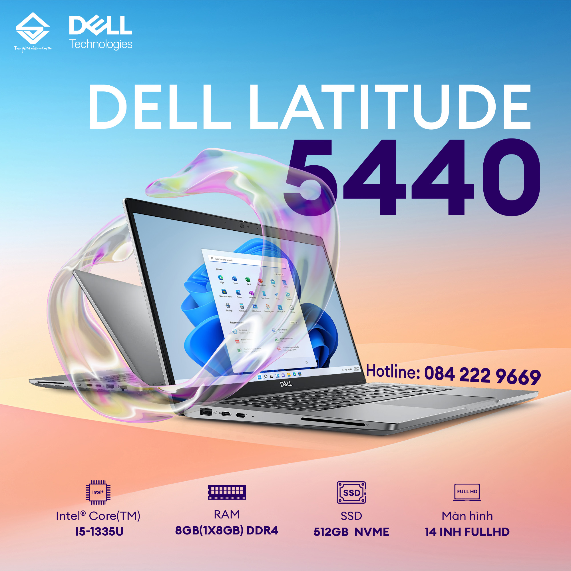 Máy tính xách tay Dell Latitude 5440 - L54401335U08512G