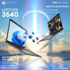 Máy tính xách tay Latitude 3540 / Core i3 -1315U/ 8GB(1x8GB)/ 512GB /15.6