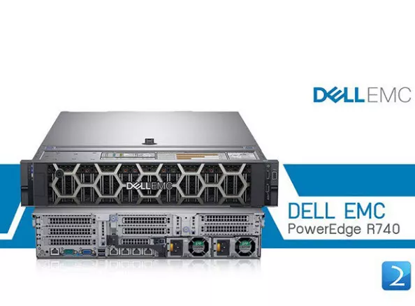 Máy chủ Dell EMC PowerEdge R740 tối ưu hóa cho tăng tốc khối lượng công việc lớn của doanh nghiệp