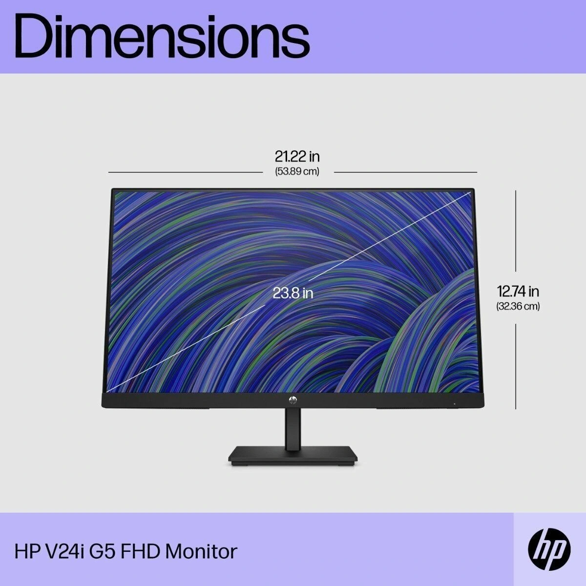 HP V24i G5 65P59AA - MÀN HÌNH FULL HD HIỆN ĐẠI