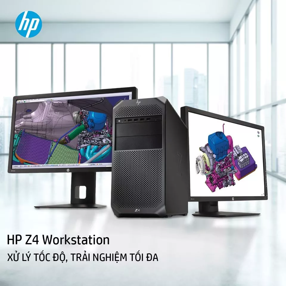 HP Z4 Workstation XỬ LÝ TỐC ĐỘ, TRẢI NGHIỆM TỐI ĐA