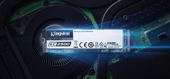 Kingston ra mắt ổ SSD NVMe PCIe KC2500 thế hệ mới